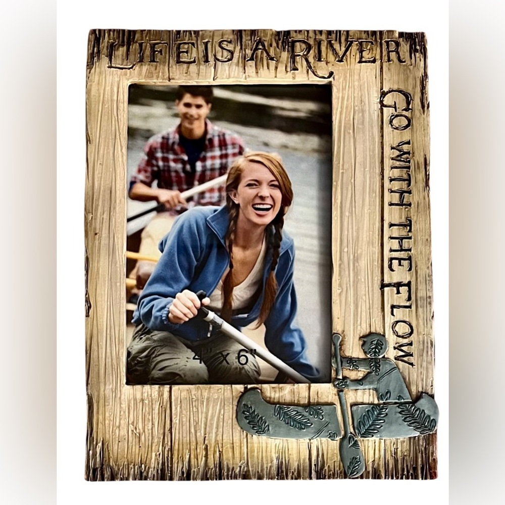 Nature-Inspired 'Go With The Flow' Picture Frame